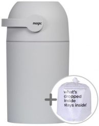 Kosz na pieluszki Magic Majestic + Worki szary. Pieluchy Magic. Za 180.00 zł.