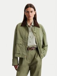 Marc O'Polo Kurtka przejściowa 506 0080 70301 Zielony Regular Fit. Zielone kurtki damskie Marc O'Polo, bez wzorów, z bawełny, bez kaptura. Za 989.99 zł.