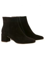 Högl Skórzane botki "Daydream" w kolorze czarnym rozmiar: 40. Czarne botki damskie Högl, eleganckie, bez obcasa, bez zapięcia. Za 314.95 zł.