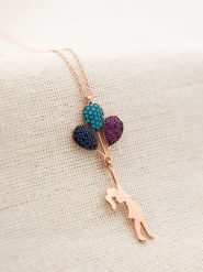 Lodie Silver Srebrny naszyjnik z zawieszką - dł. 43 cm rozmiar: onesize. Szare naszyjniki damskie Lodie Silver, z cyrkonią, srebrne. Za 43.99 zł.