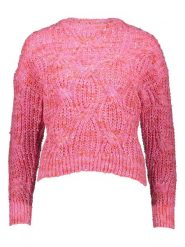 ONLY Sweter w kolorze różowym rozmiar: M. Różowe swetry klasyczne damskie Only, m, ze splotem, bez kołnierzyka. Za 92.21 zł.