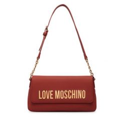 Torebka LOVE MOSCHINO. Czerwone listonoszki damskie Love Moschino, bez wzorów, bez dodatków. Za 809.99 zł.