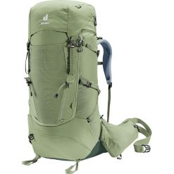Plecak trekkingowy damski Deuter Aircontact Core 55 + 10 SL - grove/ivy. Brązowe plecaki Deuter, bez wzorów. Za 1,133.99 zł.