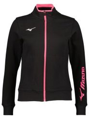 Mizuno Bluza "Team" w kolorze czarnym rozmiar: M. Czarne bluzy damskie Mizuno, m, bez wzorów, bez kaptura. Za 83.42 zł.