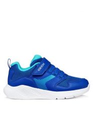 Geox Sneakersy J Sprintye Boy J55GBA 0BC14 C4255 S Niebieski. Niebieskie buty sportowe chłopięce Geox, z materiału, bez zapięcia. Za 209.99 zł.