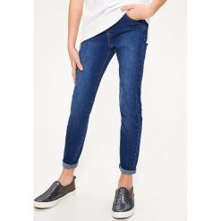 Jeansy slim fit - Granatowy. Niebieskie jeansy damskie Reserved. Za 99.99 zł.