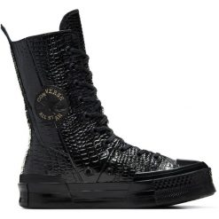 Buty sportowe Converse Chuck 70 Plus Xhi. Czarne obuwie sportowe casual damskie Converse, ze skóry, bez zapięcia. Za 790.00 zł.