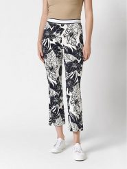 Rosner Spodnie materiałowe w kolorze biało-granatowym rozmiar: W34/L30. Niebieskie spodnie materiałowe damskie Rosner, bez wzorów, z materiału. Za 208.99 zł.