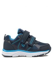 Leaf Sneakersy Hamar LHAMA101F Granatowy. Niebieskie buty sportowe chłopięce Leaf, ze skóry, bez zapięcia. Za 199.99 zł.