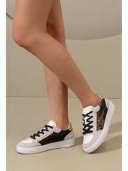 C'M Sneakersy w kolorze biało-beżowo-czarnym rozmiar: 38. Białe obuwie sportowe damskie C'M, bez zapięcia. Za 117.99 zł.