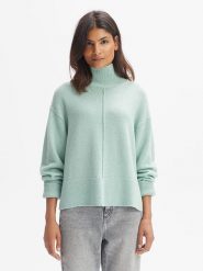 OPUS Sweter "Pupali" w kolorze miętowym rozmiar: 38. Niebieskie swetry klasyczne damskie Opus, z wełny, bez kołnierzyka. Za 149.31 zł.
