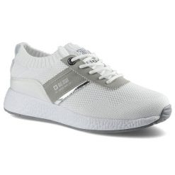 Białe Sneakersy Big Star Damskie Półbuty Lekkie. Białe obuwie sportowe damskie Big Star, na wiosnę, ze skóry ekologicznej, bez zapięcia. Za 139.00 zł.