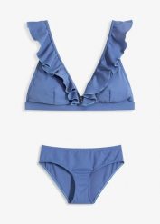 Bikini (komplet 2-cz.). Żółte bikini bonprix, bez wzorów. Za 64.99 zł.