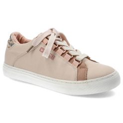 Różowe Trampki Big Star Modne Buty Damskie. Czerwone trampki damskie Big Star, bez wzorów, z gumy, bez zapięcia. Za 109.00 zł.