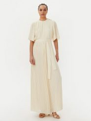 TWINSET Kombinezon 251TP2050 Beżowy Loose Fit. Brązowe sukienki damskie Twinset, bez wzorów, z syntetyku, bez ramiączek. Za 1,429.00 zł.
