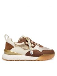 REPLAY Sneakersy Field W GWS9H .000.C0014L Złoty. Żółte obuwie sportowe damskie Replay, ze skóry, bez zapięcia. Za 429.99 zł.