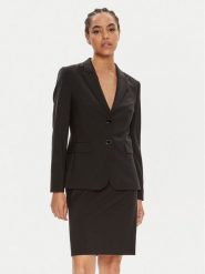 Boss Marynarka Juleah 50490035 Czarny Regular Fit. Czarne marynarki i żakiety damskie Boss, bez wzorów, z wełny. Za 1,169.00 zł.