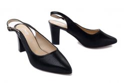 MARCO SHOES 0424P-101-021-1 czarny, czólenka damskie. Czarne czółenka damskie Marco Shoes, bez wzorów, ze skóry, bez obcasa, na obcasie. Za 124.95 zł.