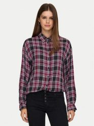 ONLY Koszula Evia 15355741 Bordowy Loose Fit. Czerwone koszule damskie Only, xs, bez wzorów, z wiskozy, bez kołnierzyka, bez ramiączek. Za 139.99 zł.