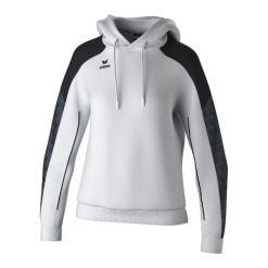 Bluza damska z kapturem Erima Evo Star. Białe bluzy damskie Erima, na zimę, bez wzorów, z materiału, z kapturem. Za 248.00 zł.