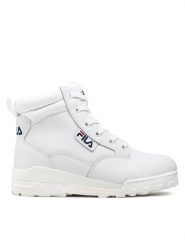 Fila Trapery Grunge II L Mid Wmn FFW0216.10004 Biały. Białe trapery damskie Fila, ze skóry, bez zapięcia. Za 359.99 zł.