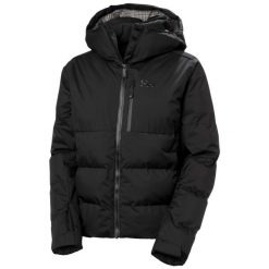 Damska kurtka narciarska Helly Hansen Kvitfjell Race. Czarne kurtki sportowe damskie Helly Hansen, na zimę, bez wzorów, z kapturem. Za 1,430.05 zł.