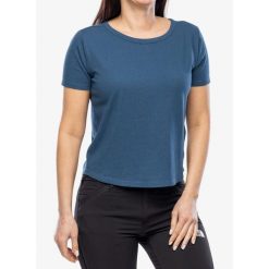 Koszulka bawełniana damska Royal Robbins Basecamp Boxy Tee. Niebieskie koszulki sportowe damskie ROYAL ROBBINS, bez wzorów, z bawełny, bez ramiączek. Za 181.99 zł.