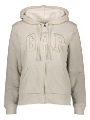 GAP Bluza w kolorze beżowym rozmiar: XS. Brązowe bluzy damskie GAP, xs, bez wzorów, bez kaptura. Za 159.95 zł.
