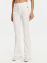 Calvin Klein Jeans Jeansy J20J225511 Biały Bootcut Fit. Białe jeansy damskie Calvin Klein Jeans. Za 239.99 zł.