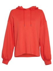 MOSS COPENHAGEN Bluza "Janelle Lima" w kolorze czerwonym rozmiar: M/L. Czerwone bluzy damskie Moss Copenhagen, l, bez wzorów, z wiskozy, z kapturem. Za 127.35 zł.