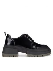 Nine West Półbuty WFA3033-2 Czarny. Czarne półbuty damskie Nine West, bez wzorów, z materiału, bez obcasa, na płaskiej podeszwie, bez zapięcia. Za 167.99 zł.