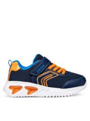Geox Sneakersy J Assister Boy J45DZC 014CE C0820 M Granatowy. Niebieskie buty sportowe chłopięce Geox, z materiału, bez zapięcia. Za 229.99 zł.