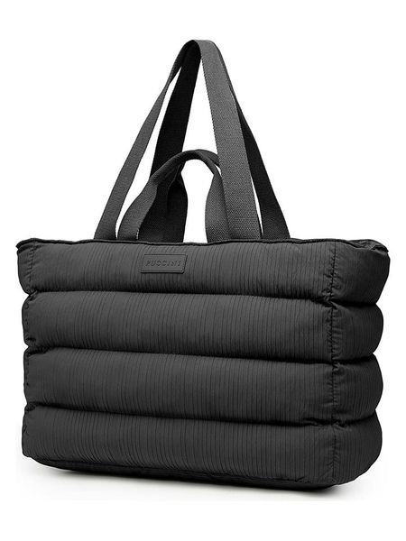 Puccini Torba podróżna w kolorze czarnym - 42 x 32 x 18 cm rozmiar: onesize. Czarne torby na laptopa Puccini, bez wzorów, z materiału, pikowane. Za 124.95 zł.