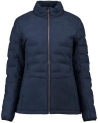 Damska kurtka zimowa Kjelvik Sitaa granatowa. Niebieskie kurtki damskie Treksta, na zimę, s, z aplikacjami, z dzianiny, bez kaptura. Za 219.99 zł.