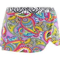 Spódniczka kąpielowa z wszytymi figami bonprix biało-różowy. Czerwone bikini bonprix. Za 74.99 zł.
