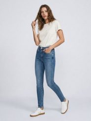 LTB Dżinsy "Jonna" - Skinny fit - w kolorze niebieskim rozmiar: W27/L30. Niebieskie jeansy damskie LTB, z podwyższonym stanem. Za 173.99 zł.