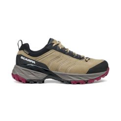 Buty trekkingowe dla dorosłych SCARPA Rush Trail GTX. Brązowe obuwie trekkingowe damskie Scarpa, bez zapięcia. W wyprzedaży za 742.75 zł.
