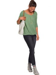 WITT WEIDEN Koszulka w kolorze zielonym rozmiar: 48. Zielone bluzki damskie WITT WEIDEN, bez wzorów, bez kołnierzyka, bez ramiączek. Za 26.99 zł.