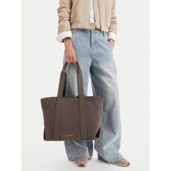 Torebka GINO ROSSI. Szare shopper bag Gino Rossi, bez dodatków. Za 599.99 zł.