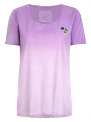 LIEBLINGSSTÜCK Koszulka w kolorze fioletowym rozmiar: 4XL. Różowe koszulki damskie LIEBLINGSSTÜCK, xl, bez wzorów, z bawełny, bez kołnierzyka, bez ramiączek. Za 96.60 zł.