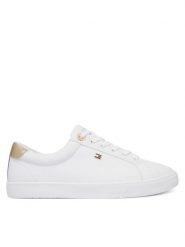 Tommy Hilfiger Sneakersy Im Sneaker FW0FW09652 Biały. Białe obuwie sportowe damskie Tommy Hilfiger, bez zapięcia, Adidas Advantage. Za 369.99 zł.