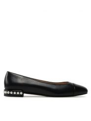 Stuart Weitzman Baleriny Pearl Flat SB753 Czarny. Czarne balerinki damskie Stuart Weitzman, bez wzorów, ze skóry. W wyprzedaży za 839.99 zł.