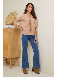 Soft Cashmere Kardigan w kolorze jasnobrązowym rozmiar: 38/40. Brązowe kardigany damskie Soft Cashmere, bez wzorów, z kaszmiru. Za 104.99 zł.