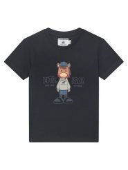Beverly Hills Polo Club T-Shirt P-SS26B-TS0135 Granatowy Regular Fit. Niebieskie t-shirty i koszulki chłopięce Beverly Hills Polo Club, bez wzorów, z bawełny, bez kołnierzyka, bez ramiączek. Za 129.99 zł.