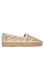 Guess Espadryle FLJOEN FAB14 Kremowy. Białe espadryle damskie Guess, z aplikacjami, z materiału, bez obcasa. Za 459.99 zł.
