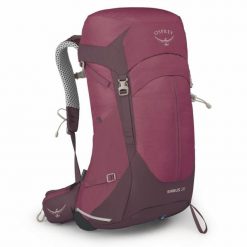Plecak turystyczny damski Osprey Sirrus. Fioletowe plecaki Osprey, bez wzorów. Za 744.70 zł.