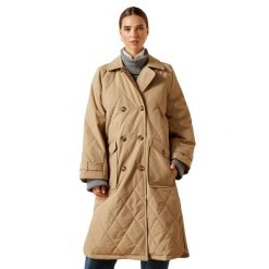 Płaszcz damski Ariat Whitby. Brązowe płaszcze damskie Ariat, m, bez wzorów, bez kaptura. Za 903.00 zł.