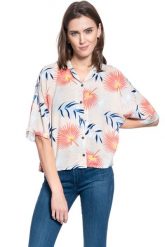 DAMSKA KOSZULA MATERIAŁOWA LEE FLORAL RESORT SHIRT ECRU L46DDWNQ 112110884. Koszule damskie Lee, l, bez wzorów, z materiału, bez kołnierzyka, bez ramiączek. Za 129.99 zł.