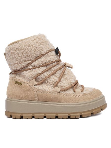 Primigi Śniegowce GORE-TEX 8879800 M Beżowy. Brązowe kozaki dziewczęce Primigi, bez wzorów, z gore-texu, bez obcasa, bez zapięcia. Za 389.99 zł.