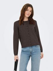 ONLY Kardigan w kolorze brązowym rozmiar: L. Brązowe kardigany damskie Only, l, bez wzorów. Za 63.95 zł.